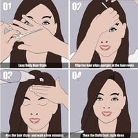 طقم مشابك شعر 12 قطعة