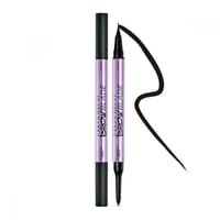 ريل بيوتي قلم حواجب سائل مزدوج - 002 بني غامق