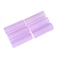 بكرات لتجعيد وتمويج الشعر من 6 قطع -بنفسجي