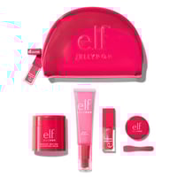 ايلف مجموعة مكياج وعناية بالبشرة مع حقيبة مكياج 5...