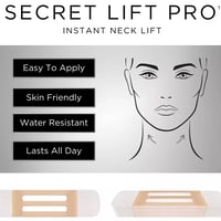 سيكريت ليفت برو لصقات شد الفك و الرقبة - 12 قطعة ب...