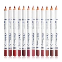 ريل بيوتي مجموعة تحديد الشفاه 12 لون