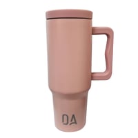 كوب حراري حافظ للحرارة والبرودة - وردي شروق ناي