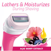 شيك انتويشن ماكينة حلاقة لتجديد الرطوبة مع توت الآ...