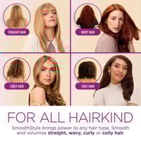 شارك فرشاة ومشط سموذ ستايل للتنعيم الحراري