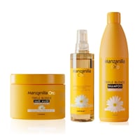 مانزانيلا اورو مجموعة العناية بالشعر 3 قطع