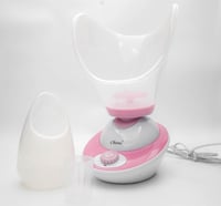 اوكيما جهاز بخار الوجه زهري وابيض OK-459