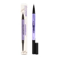 ريل بيوتي قلم حواجب سائل مزدوج - 002 بني غامق