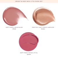 رير بيوتي مجموعة برايت اند روزي للشفاه والخدود 3 ق...