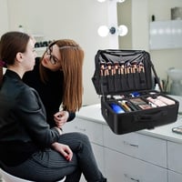 شنطة مكياج كتف وسط لون سلفر 40سم × 29 سم