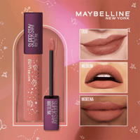 ميبلين نيويورك احمر شفاه بريكس سائل مطفي سوبر ستاي...