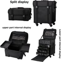 شنطة مكياج شروق ناي اسود HZB-06