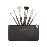 زويفا مجموعة فرش للوجه والعينيين 6 فرش كلاسيكية نب...