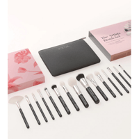 زويفا مجموعة فرش مكياج كلاسيك للوجه والعيون 15 قطع...