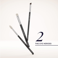 زويفا مجموعة فرش للوجه والعينيين 9 فرش كلاسيكية نب...