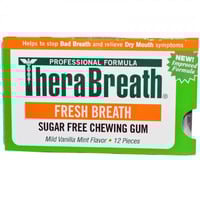 ثيرابريث علكة الفم بالعناع و الفانيليا لإزالة رائح...