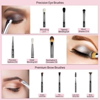 فرش جيسوب طقم فرش مكياج للعين احترافية 10 قطعة T31...