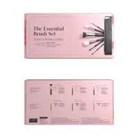 زويفا مجموعة فرش للوجه والعينيين 6 فرش كلاسيكية نب...