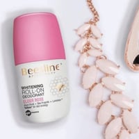 بيزلين مزيل الرائحة ومفتح للبشرة رول اون بعطر الور...