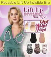 لصقات الصدر و رفع الثدي الغير مرئية - أسود L/Xl