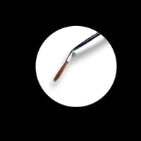 ليف فرشاة معكوفه لرسم أيلاينر العيون - L123