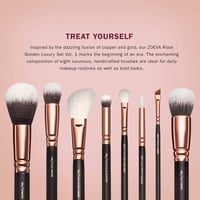 زويفا روز جولدن مجموعة فرش فاخرة باللون الوردي الذ...