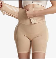 مشد بطن واخفاء الخفسات الورك والجوانب بيج - M