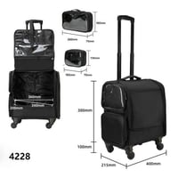 شنطة مكياج شروق ناي اسود 4228