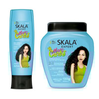 سكالا مجموعة بلسم ترطيب الشعر وازالة التجعيد قطعتي...