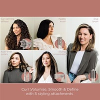 شارك مصفف ومجفف شعر فليكس ستايل 5-في-1 مع حقيبة تخ...