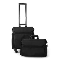 شنطة مكياج شروق ناي اسود 2 قطعة 4223