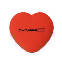 مراية ماك شكل قلب مراة ماكياج مزدوجة الوجهين