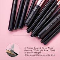 فرش جيسوب طقم فرش الوجه والعين 15 فرشاة بلاك روز ج...