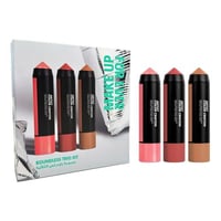 ميك اب فور ايفر طقم احمر خدود باوندليس تريو 3 قطع