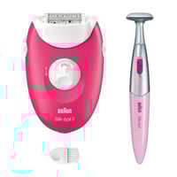 براون سيلك الة ازالة الشعر مع الة تحديد منطقة البك...