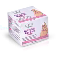 ليف مسحات قطنيه لإزالة طلاء الأظافر - 50PC