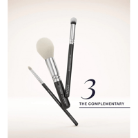 زويفا مجموعة فرش مكياج كلاسيك للوجه والعيون 15 قطع...