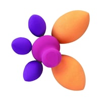 ريل تكنيك طقم الاسفنج ميركل 6 متعدد الالوان - 6قطع