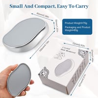 كرستال مزيل الشعر - فضي