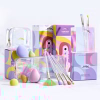 فرش جيسوب طقم هدايا فراشي ملونة مع اسفنج + حافظة +...