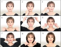 لصقات شد العيون والوجه والرقبه الأمريكيه - 40 لصقه...