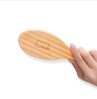 فرشاة شوجار بير هير من خشب البامبو لفك تشابك الشعر...