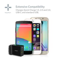 شاحن جداري أنكر بمنفذ واحد يدعم تقنية الشحن السريع...