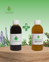 زيت القطران الخام + زيت السمسم 250مل