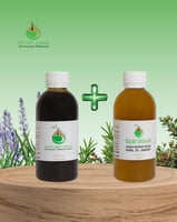 زيت القطران الخام + زيت السمسم 250مل