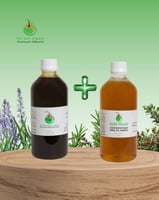 زيت القطران الخام+زيت السمسم500مل