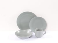 طقم سفرة من البورسلين لـ 4 أشخاص 16 قطعة