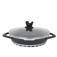 قدر طهي عالي الجودة 28 سم قاعدة 5 ملي