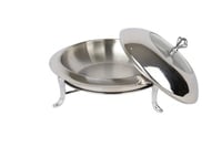 صواني بوفيه استيل 2 لتر فضي