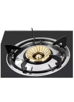 موقد غاز 3 شعلة مع سطح زجاجي مقابض مريحة لسهولة ال...